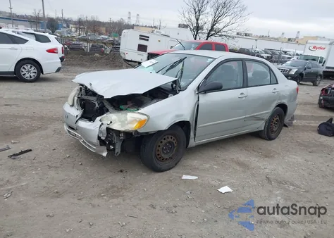 2003 Toyota Corolla Le из США, поврежденный, VIN 2T1BR32E83C115240